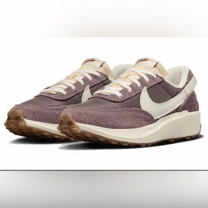Nike Women’s Vintage Style Plum Suede & Mesh Sneaker w Cream Swoosh,  Authentic!